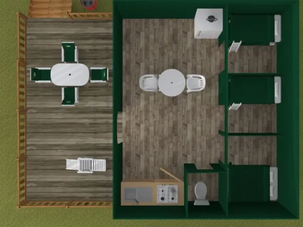 Tente lodge Woody 7