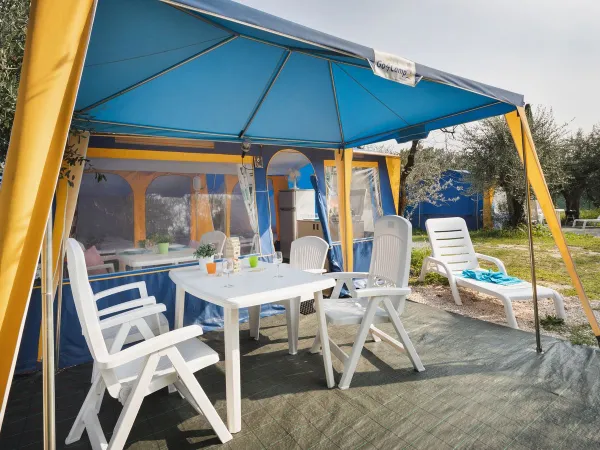 Tente bungalow toilé (Go4Camp) 2