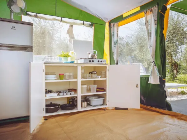 Tente bungalow toilé 6