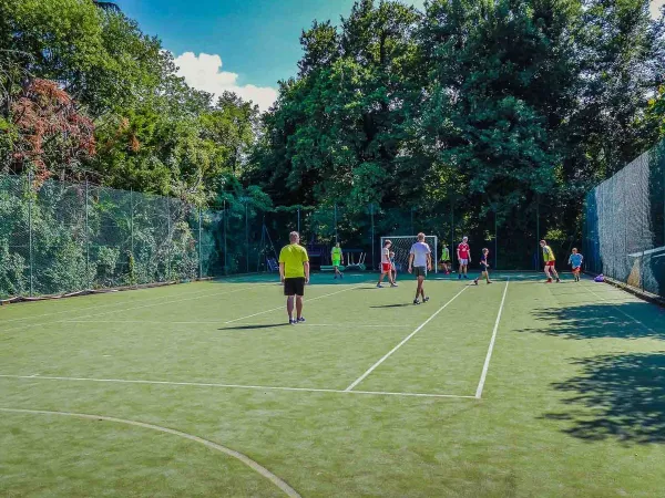 Terrain de football au camping Roan Belvedere.