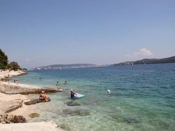 Mer d'azur au camping Roan Amadria Park Trogir.