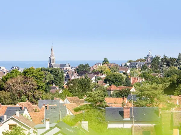 La ville de Houlgate près du camping Roan La Vallée.