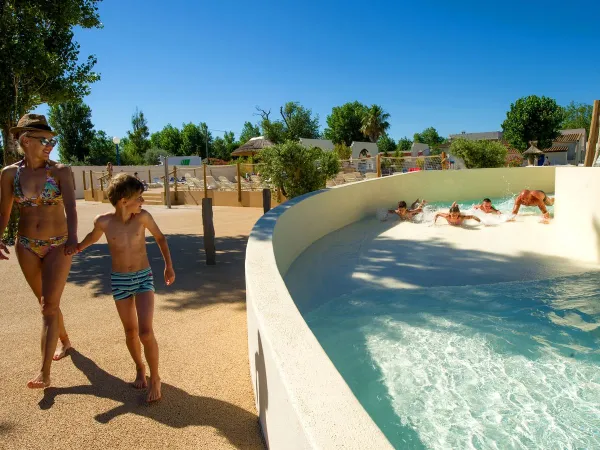 Rapides au camping Méditerranée Plage.