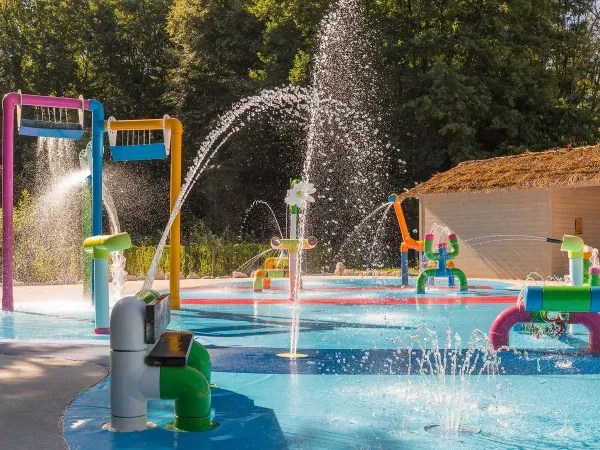 Spraypark au camping Roan de Bonnal.