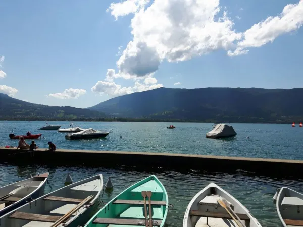 Lac d'Annecy au camping Roan L'Ideal.