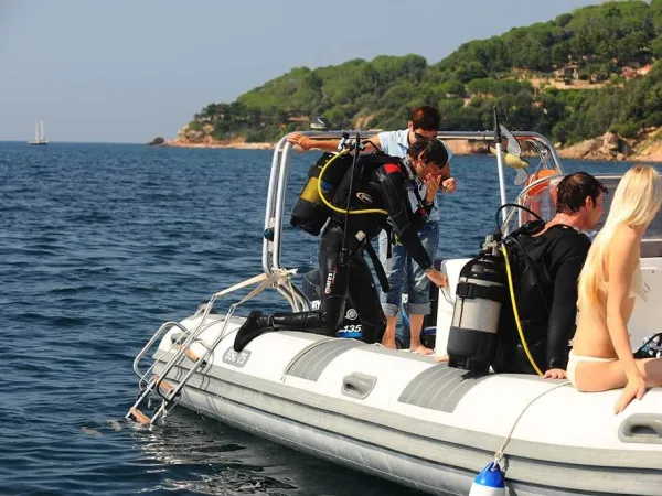 Excursion de plongée près du camping Roan Rosselba.