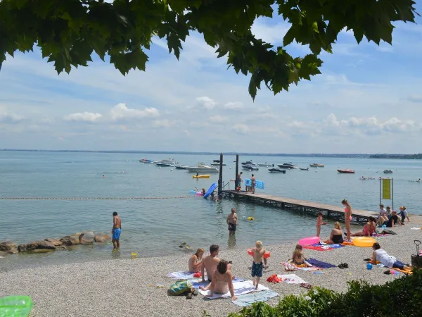 Ambiance plage au Roan camping Piantelle.