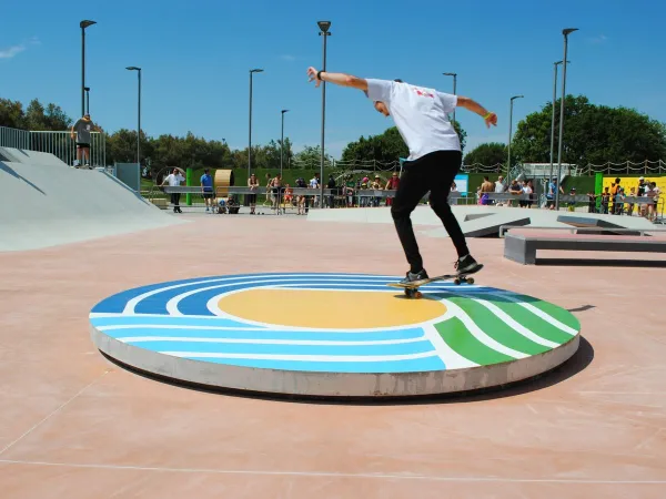 Skateboard park au camping Roan Pra'delle Torri.