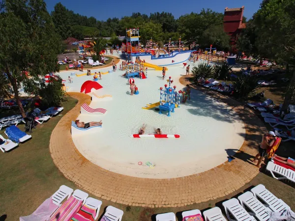 La pataugeoire du Roan camping Serignan Plage.