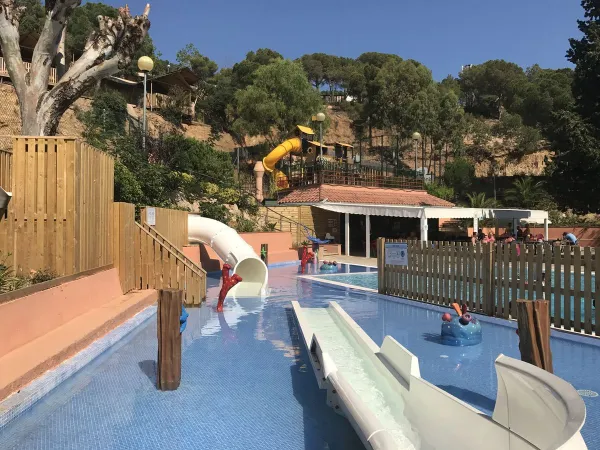 Diapositives au camping Roan Cala Canyelles.