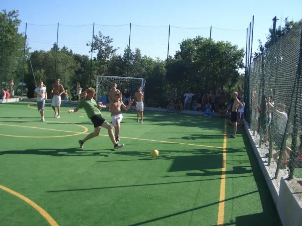 Terrain de football au camping Roan hu Montescudaio village.
