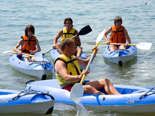 Canoë au camping Roan Cisano San Vito.