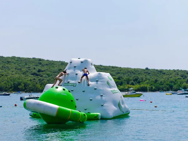 Coussins d'eau au camping Roan Vestar.