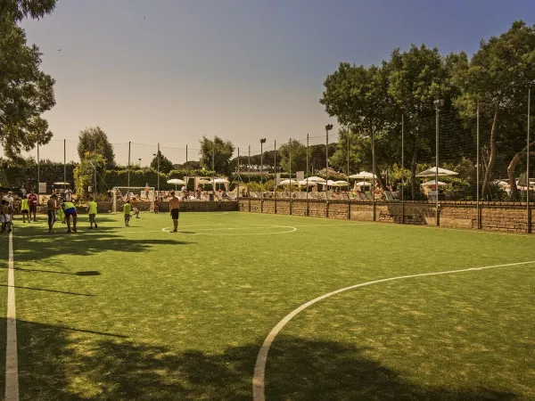 Terrain de football au camping Roan Fabulous.