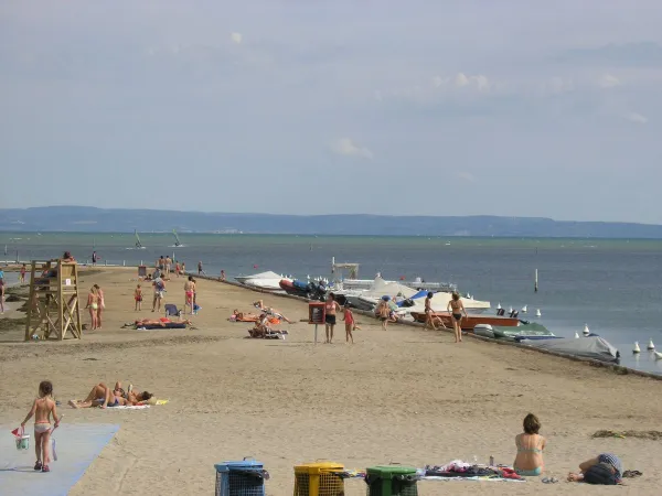 La plage du camping Roan Turistico.