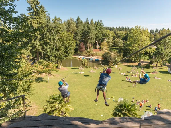 Punting au Roan camping des Ormes.