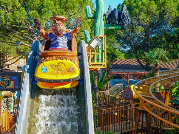 Rapides d'eau vive au camping de Roan Union Lido Mare.