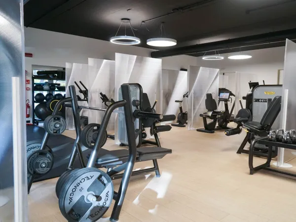 Gymnase au camping Roan Union Lido Mare.