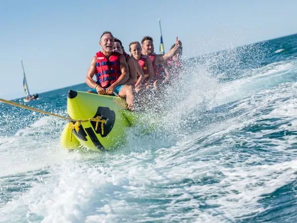 Bateau banane au camping Roan Les Sablines.