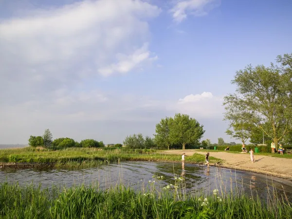 Le lac Slotermeer au camping Roan Marvilla Parks Friese Meren.