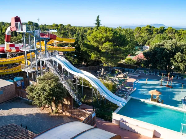 Haut toboggan au camping Roan Du Verdon.