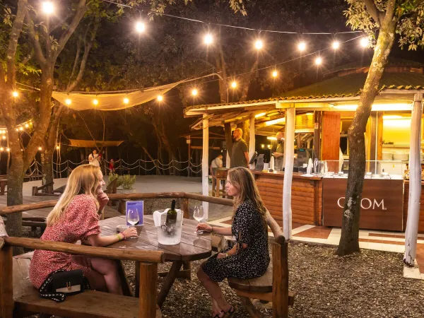 Un bar au camping Roan hu Montescudaio village.