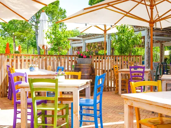 Un restaurant au camping Roan Union Lido Mare.