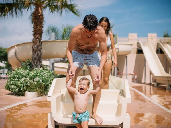 Amusement en famille au camping Roan Caballo de Mar.