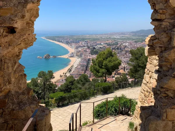 La plage de Blanes près du camping Roan La Masia.