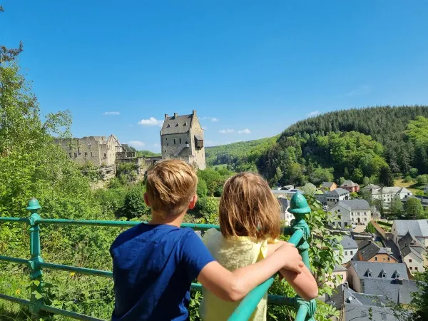 Château de Larochette près du camping de Roan hu Birkelt village.