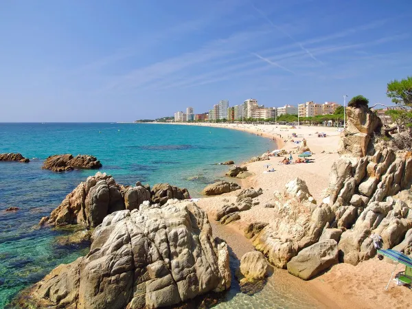 Plage de Playa d'Aro à proximité du camping Roan Cala Gogo.