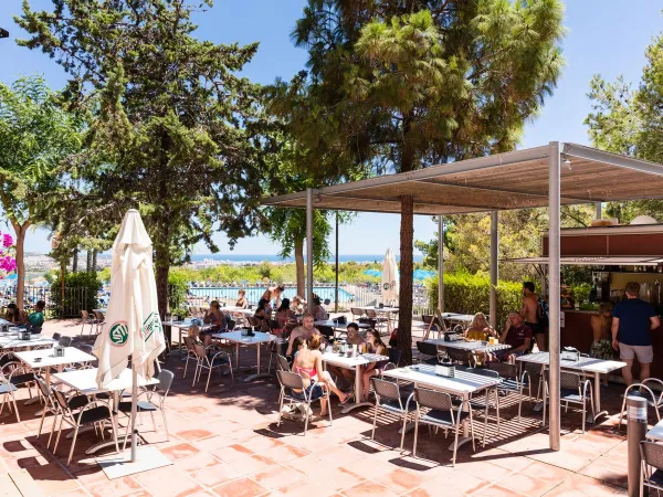 Le restaurant du camping Roan Vilanova Park.