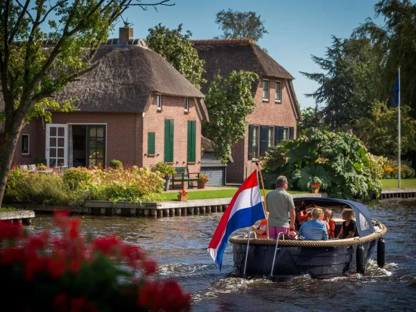 Le village de Giethoorn près du camping Roan Marvilla Parks Friese Meren.