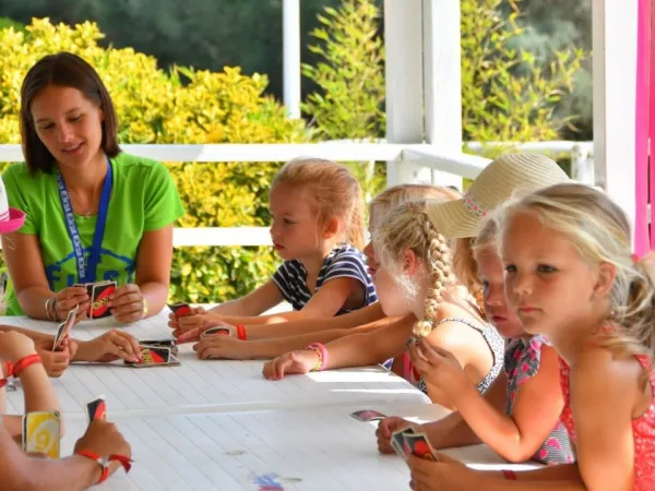 Jouer avec les animations au camping Roan Spiaggia e Mare.