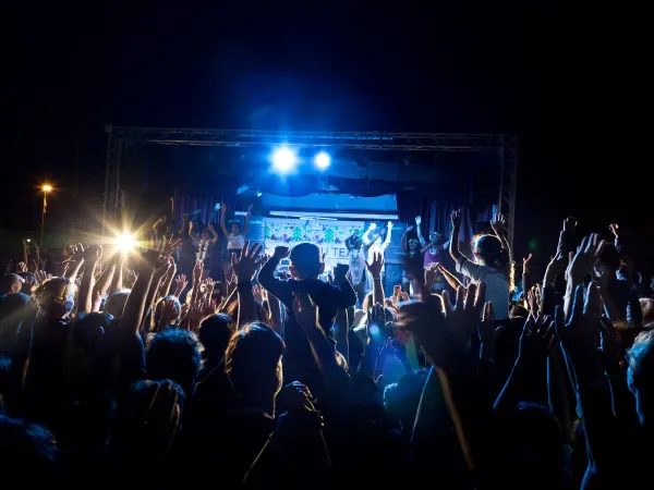 Soirée disco au camping Roan hu Park Albatros village.