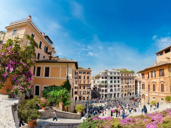 La place d'Espagne à Rome.