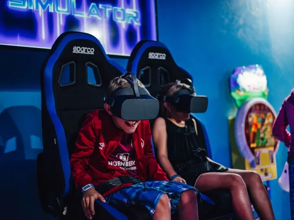 La réalité virtuelle au camping Roan Mediterraneo.