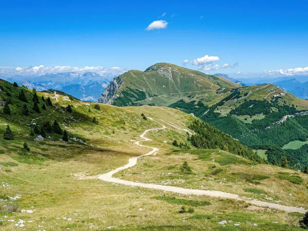 Vue imprenable sur le Monte Baldo près du Roan Camping Butterfly.