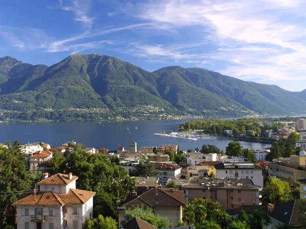 La région du Tessin, près du camping Roan Lido Verbano.