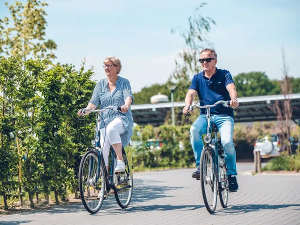 Cyclistes au camping Roan Ackersate.