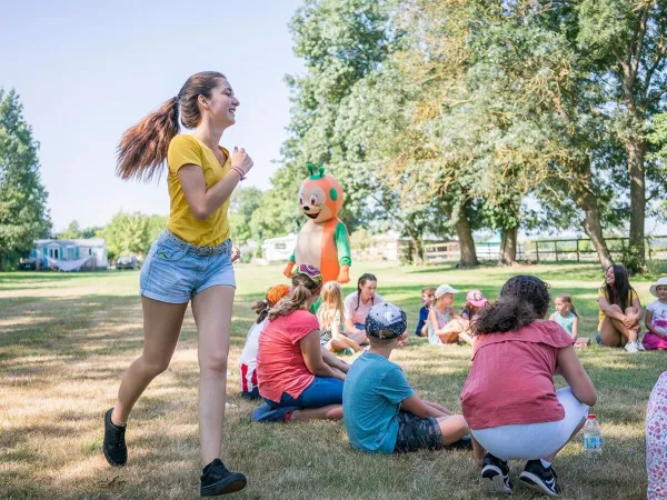 Animations pour enfants au camping Roan Domaine de la Brèche.