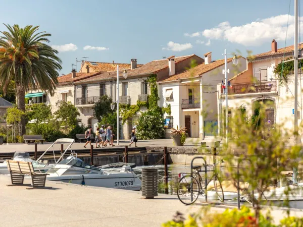 Quartier de Vias Plage à proximité du camping Roan Méditerranée Plage.