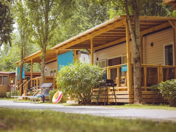 Hébergement Premium Lounge au camping Roan Altomincio.