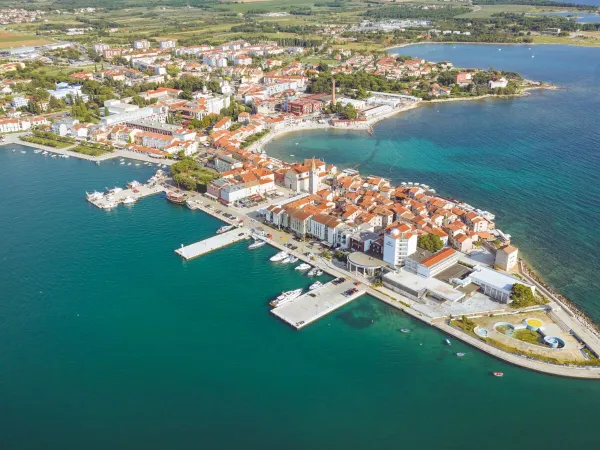 Ville d'Umag près du camping Roan Stella Maris.