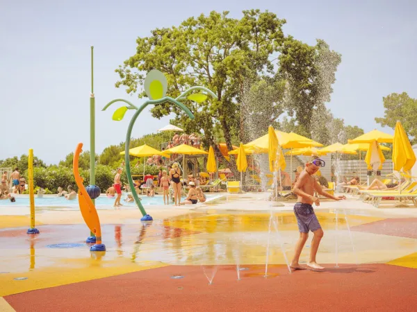 Spraypark au camping Roan Lanterna.