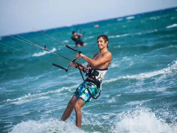 Sports nautiques au Roan camping Les Dunes.