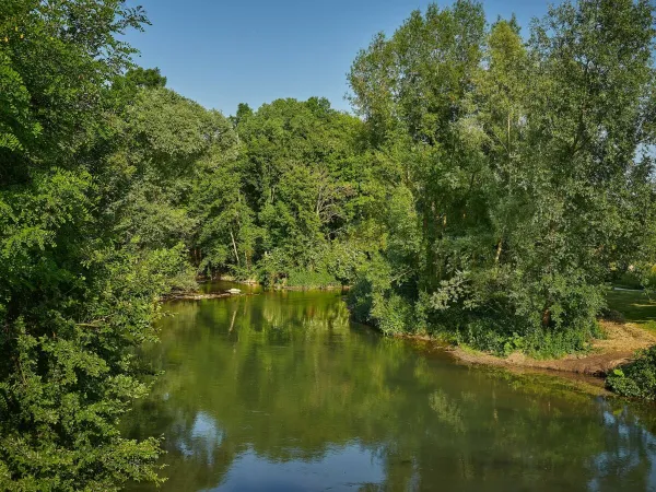 Rivière Grand Morin près du camping Roan Le Chêne Gris.