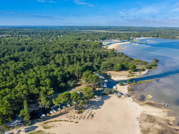 La plage du camping Roan Mayotte Vacances.