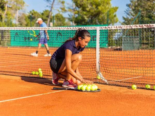 Tennis au camping Roan Zaton Holiday resort.