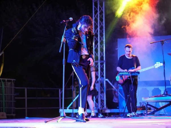 Spectacle en soirée au camping Roan Union Lido Mare.